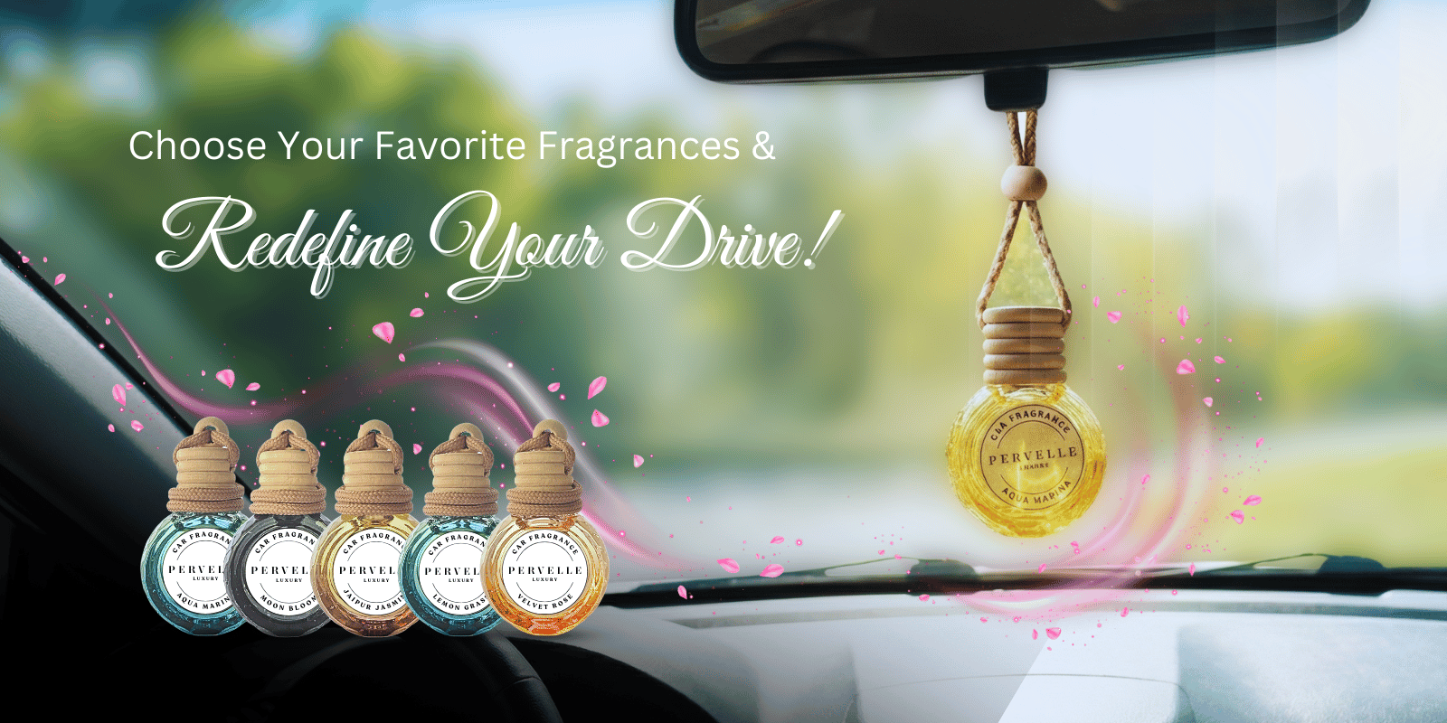 Pervelle website banners